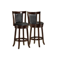 Monarch Specialties Barstool, 2Pcs, 43"H, Swivel, Espresso Bar Height I 1287